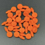 Pegs Arts & Crafts Texsolvshop 25/Bag Straight pegs Orange