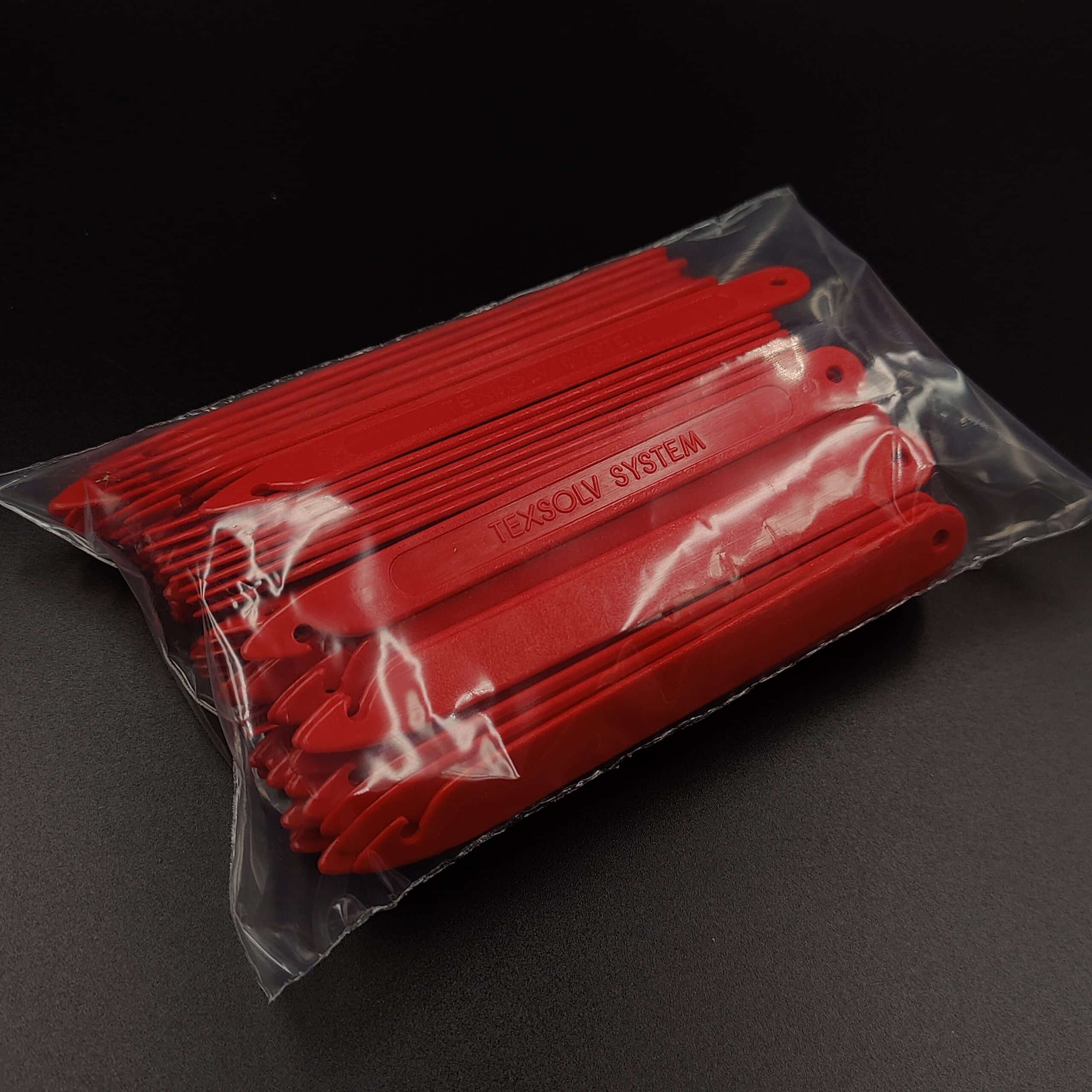 Reed hook Arts & Crafts Texsolvshop Red 100 Pcs