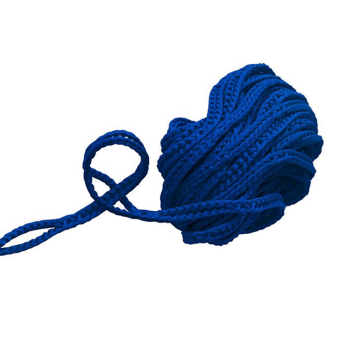 Bulk roll (Running meter) Arts & Crafts Texsolvshop Blue Nr.8 (6mm)